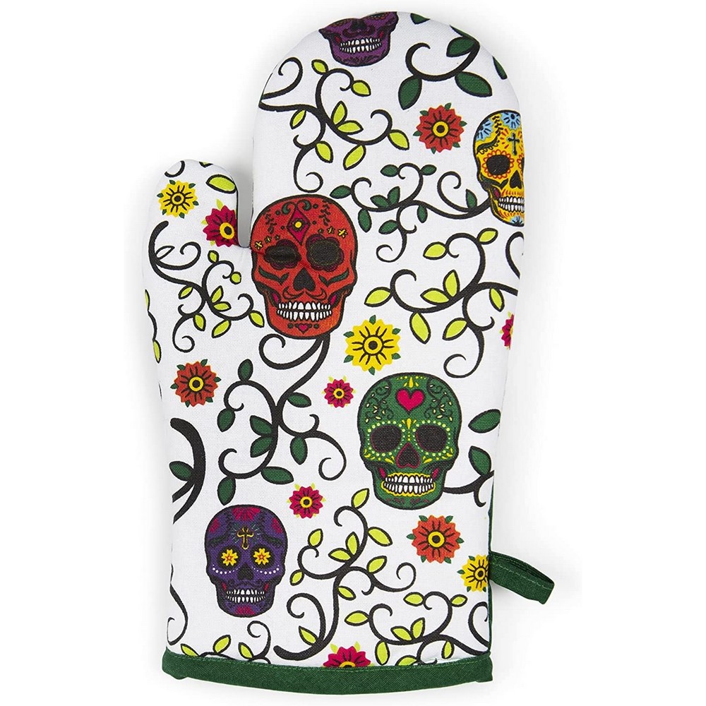 Excelsa Guanto forno Calavera trapuntato cotone Excelsa cod.64884